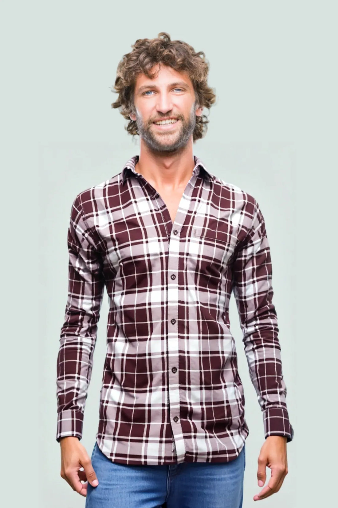 Full sleeve check shirt