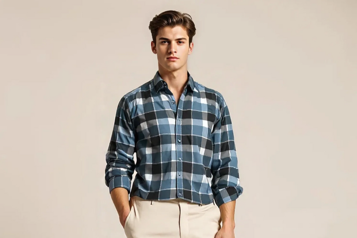 Full sleeve check shirt