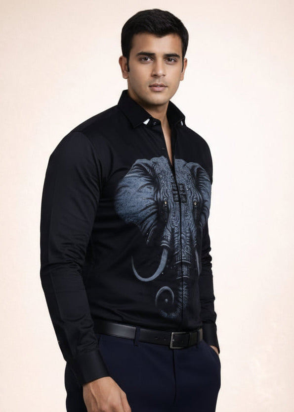 Full sleeve print shirt