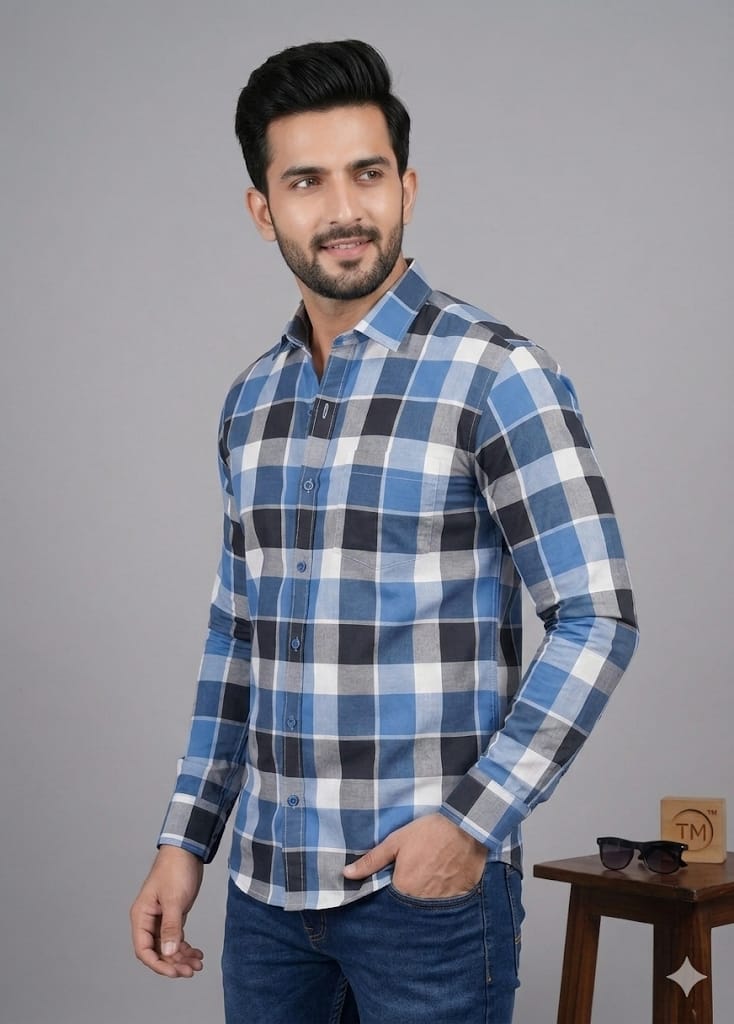 Full sleeve check shirt