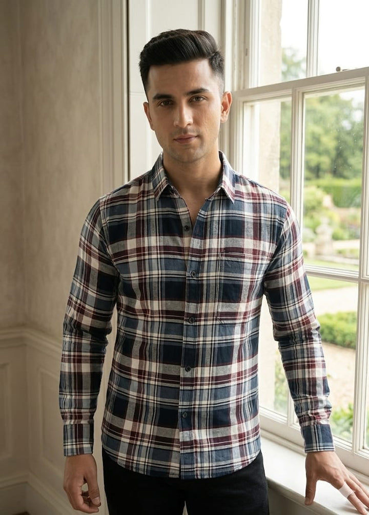 Full sleeve check shirt