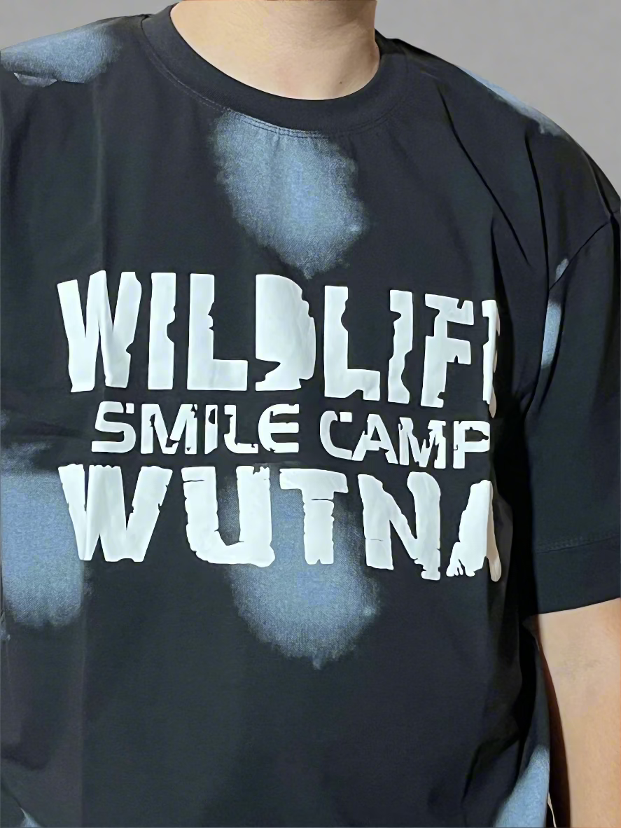 Drop shoulder t shirt