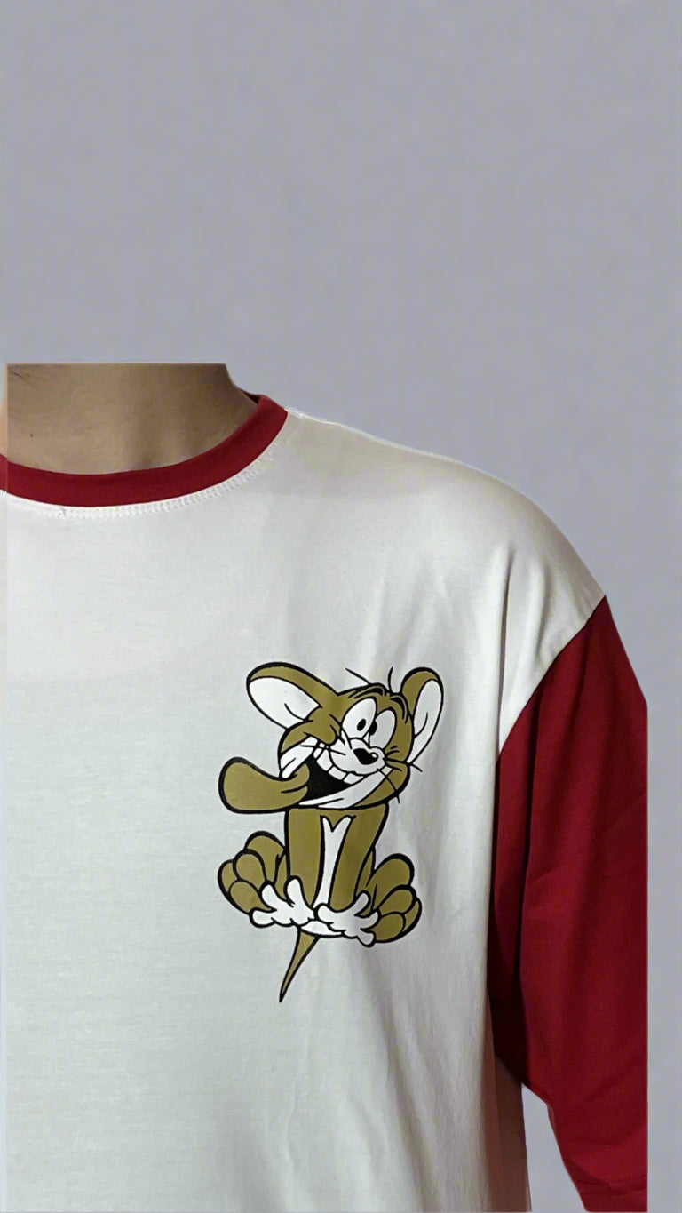 Drop shoulder t shirt