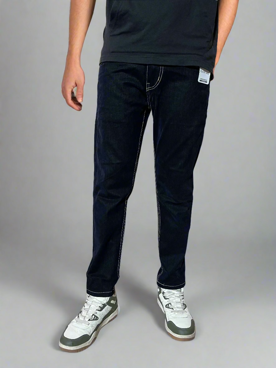 Corduroy look jeans