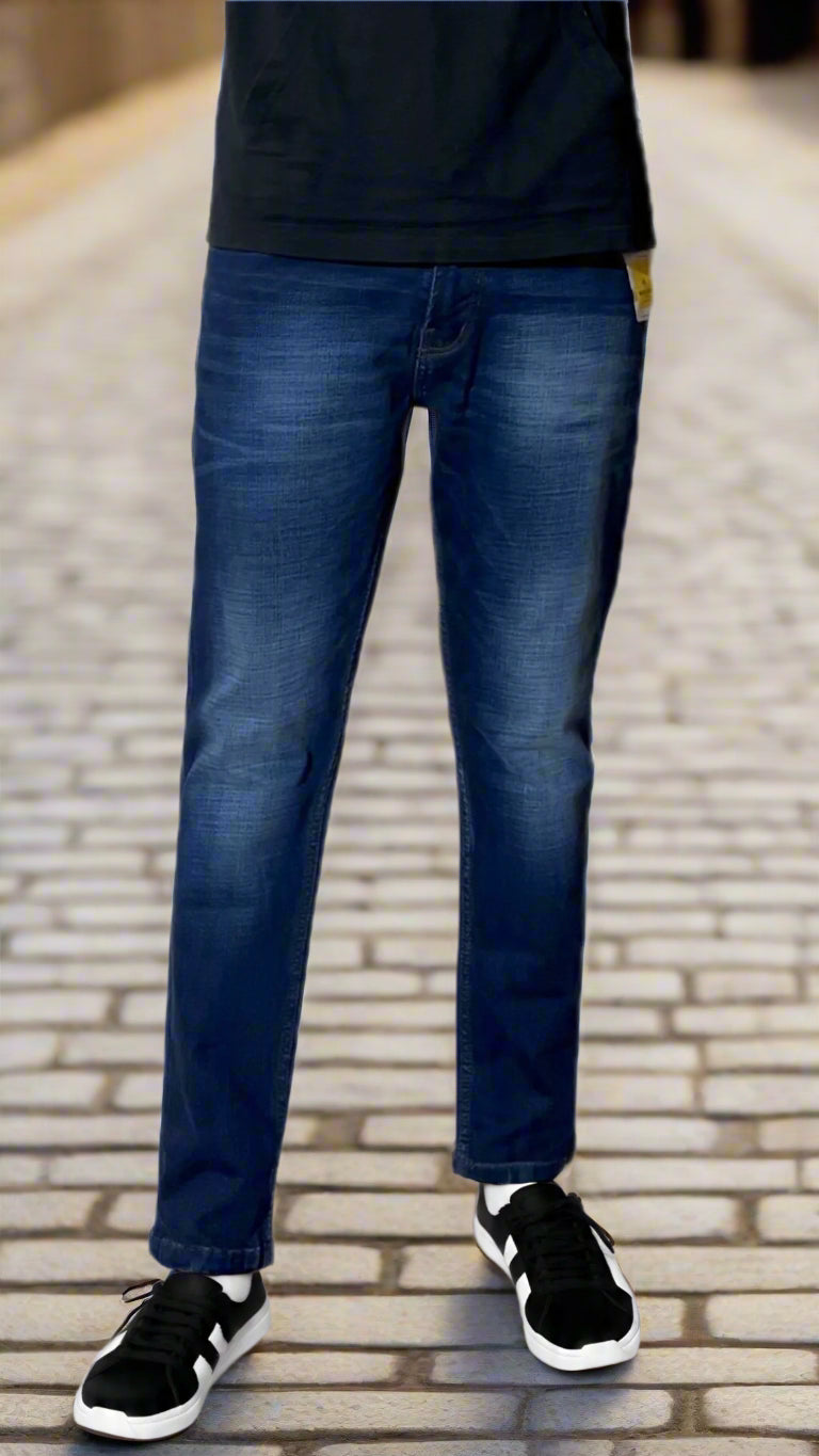 Dark blue with white shade