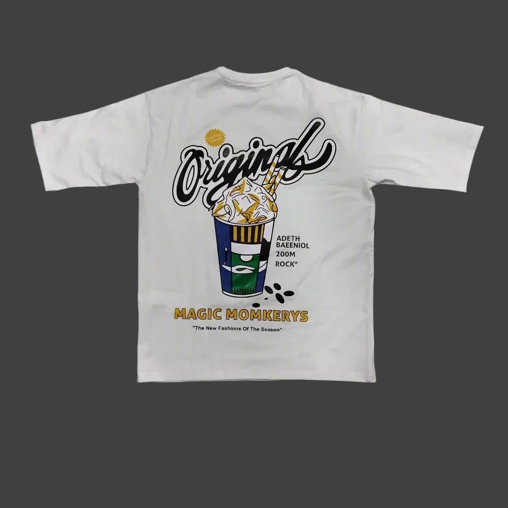 Drop shoulder t shirt