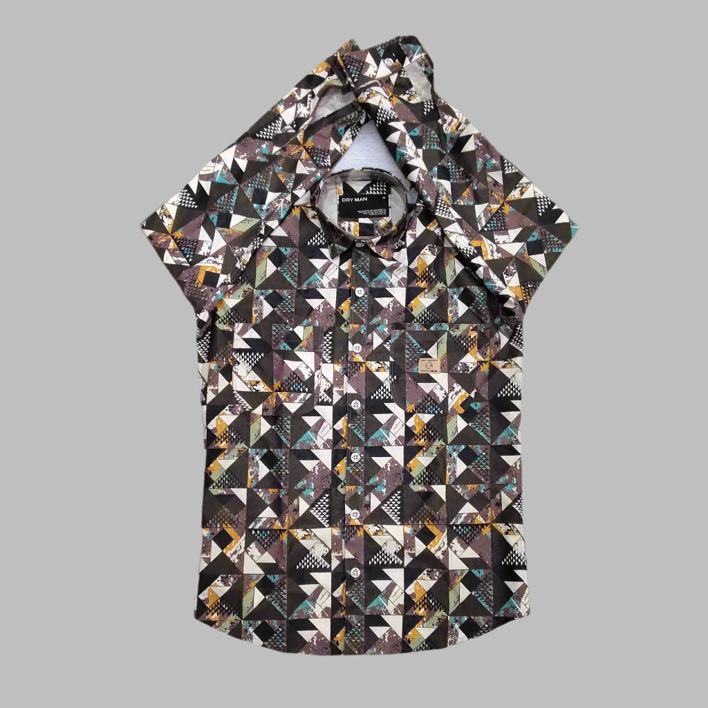 Full sleeve print shirt
