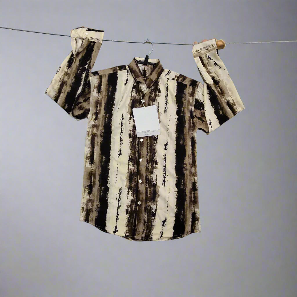 Full sleeve drop shoulder shirt