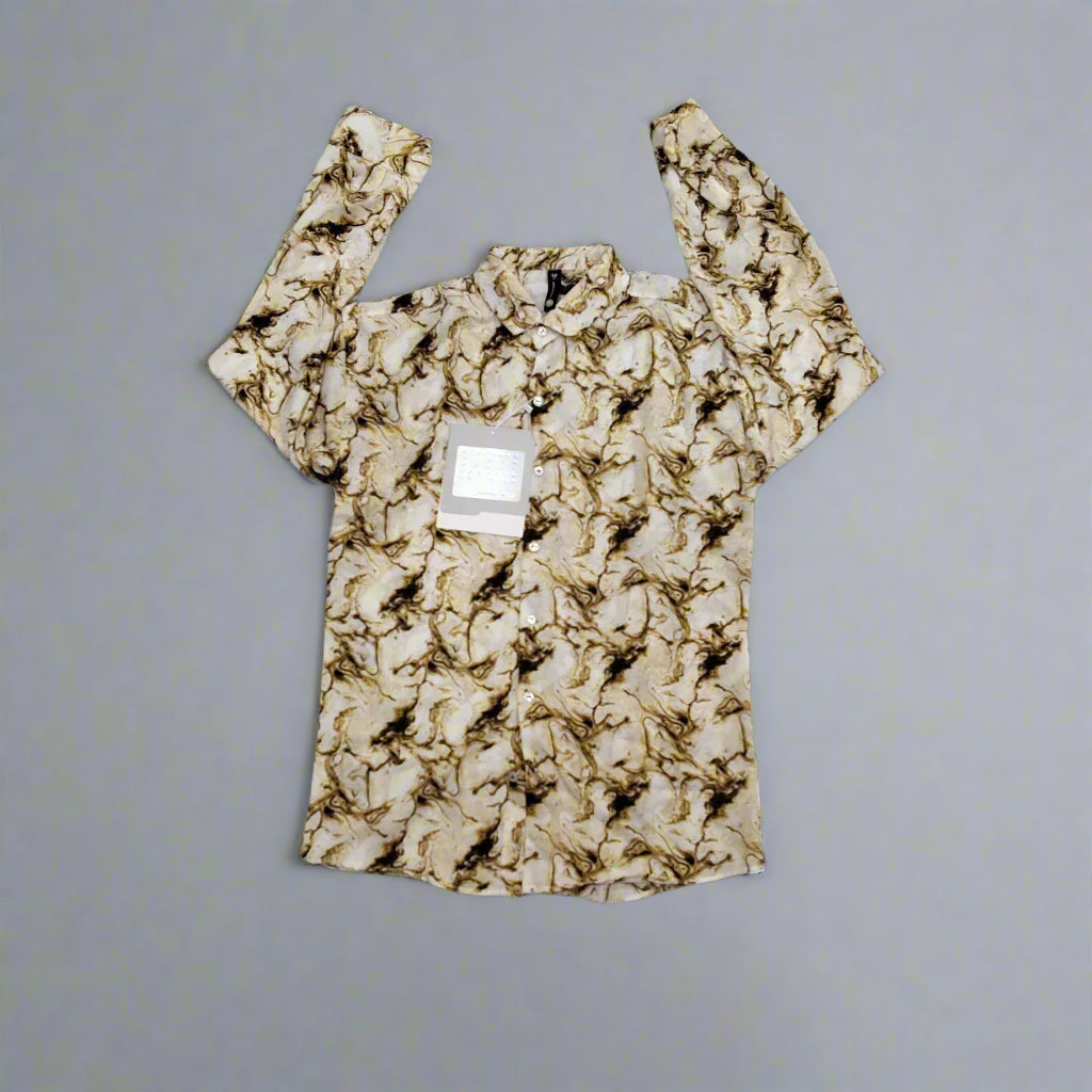 Full sleeve drop shoulder shirt